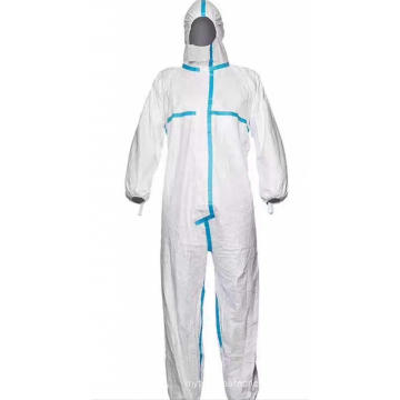 Cat III Type 5b/6b Disposable Microporous Film Coverall